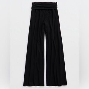 OFFLINE by Aerie OTT Fleece Super Wide Leg Fold-Over Pant